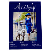 Poodle Mittlere Geschenktüte (Rückseite)