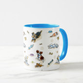 Poodle Mix-in-It-Up Tasse (VorderseiteRechts)