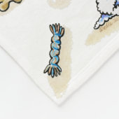 Poodle Mix-Up Fleecedecke (Ecke)