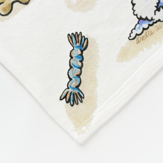 Poodle Mix-Up Fleecedecke (Ecke)