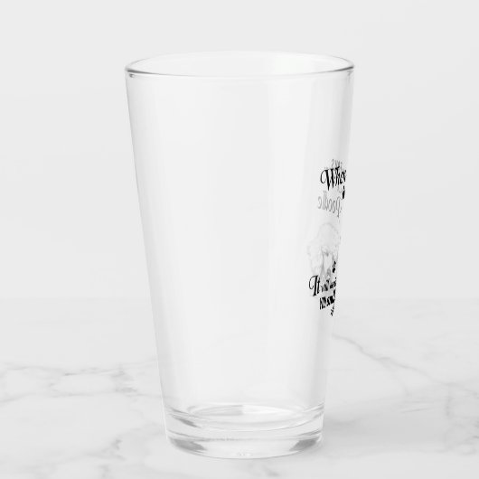 Poodle moderne Kunst niedlicher Hund züchtet Sloga Glas (Rechts)