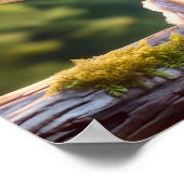 Poodle Moth Surreal Fluffy Moth Fantasy World Poster (Ecke)