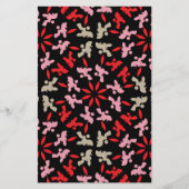 Poodle Muster Briefpapier (Vorderseite)