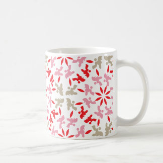 Poodle Muster Kaffeetasse