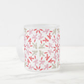 Poodle Muster Mattglastasse (Vorderseite Links)