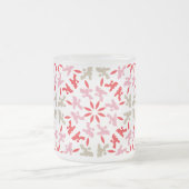 Poodle Muster Mattglastasse (Mittel)