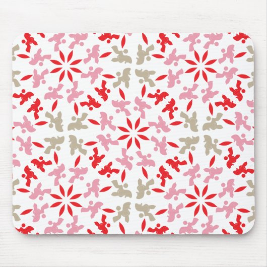 Poodle Muster Mousepad (Vorne)