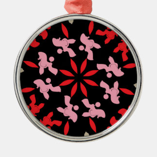 Poodle Muster Ornament Aus Metall