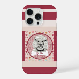 Poodle + Name Valentine Heart iPhone 11 Pro Hülle  iPhone 15 Pro Hülle