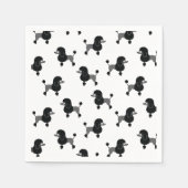 Poodle Napkins Serviette (Vorderseite)