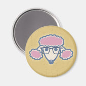 Poodle Nerd Magnet (Vorderseite/Rückseite)