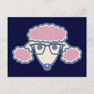 Poodle Nerd Postkarte
