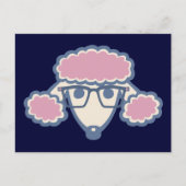 Poodle Nerd Postkarte (Vorderseite)