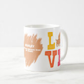 Poodle Niedlich Hund Vater Kaffeetasse (VorderseiteRechts)