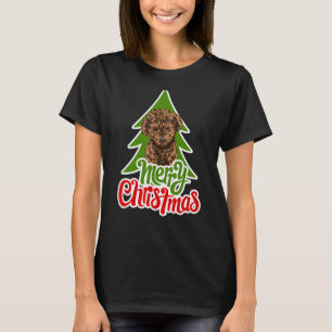 Poodle niedlicher Weihnachtshund T-Shirt
