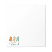 Poodle Notizblock (Vorderseite)