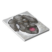 Poodle Notizblock (angewinkelt)