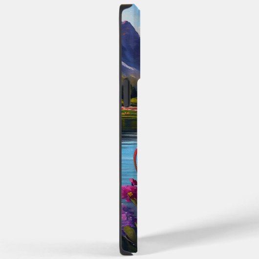 Poodle on a Paddle: Ein Landschaftliches Abenteuer Case-Mate iPhone Hülle (Rückseite / Rechts)