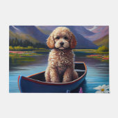 Poodle on a Paddle: Ein Landschaftliches Abenteuer Fußmatte (Vorderseite)