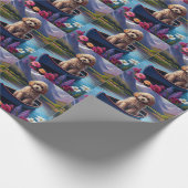 Poodle on a Paddle: Ein Landschaftliches Abenteuer Geschenkpapier (Ecke)