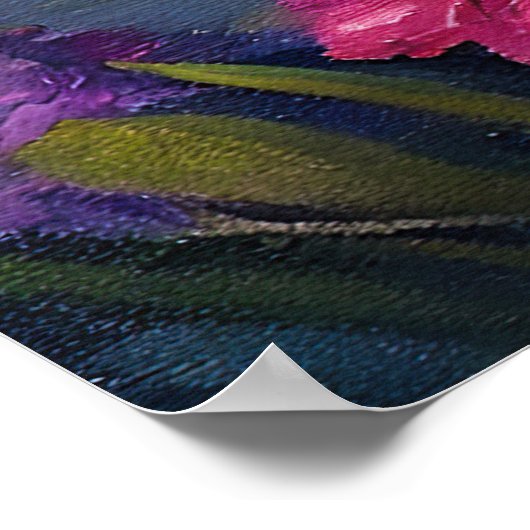 Poodle on a Paddle: Ein Landschaftliches Abenteuer Poster (Ecke)