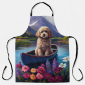 Poodle on a Paddle: Ein Landschaftliches Abenteuer Schürze (Vorderseite)
