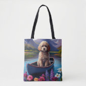 Poodle on a Paddle: Ein Landschaftliches Abenteuer Tasche (Vorderseite)
