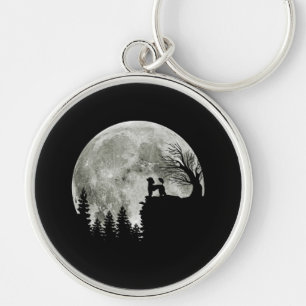 Poodle On Mountain Halloween Gift For Poodle Lover Schlüsselanhänger
