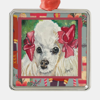 Poodle Ornament Aus Metall