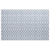 Poodle-paare-blauer Hintergrund Stoff (Fat Quarter (45,7 x 55,9 cm))