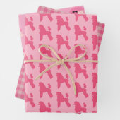 Poodle Pack 2 Wrapping Paper Geschenkpapier Set (Beispiel)