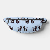 Poodle Pair blauer Hintergrund Bauchtasche (Ablage )