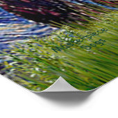 Poodle Pair (schwarz) - Starry Night Poster (Ecke)