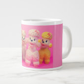 Poodle-Parade Jumbo-Tasse (Vorderseite Rechts)