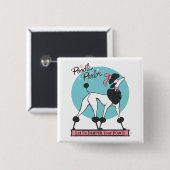 Poodle Parlor Button (Vorne & Hinten)
