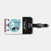 Poodle Parlor Gepäckanhänger (Rückseite horizontal)