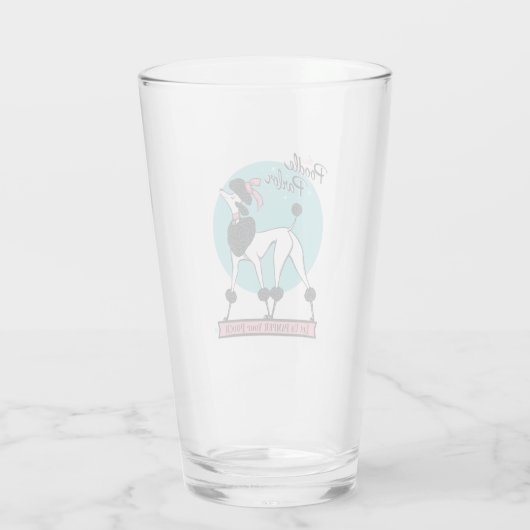 Poodle Parlor Glas (Rückseite)