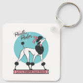 Poodle Parlor Schlüsselanhänger (Rückseite)
