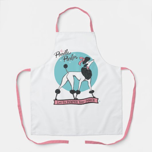 Poodle Parlor Schürze (Vorderseite)