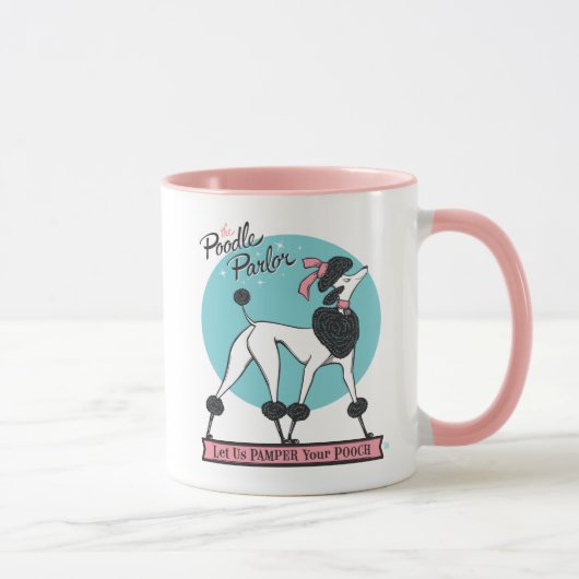 Poodle Parlor Tasse (Rechts)