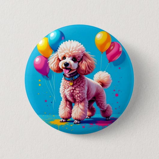 POODLE-PARTY BUTTON (Vorderseite)