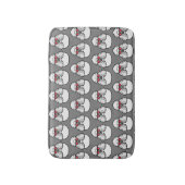 Poodle Pattern Funny Badematte (Vorderseite Vertikal)