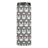 Poodle Pattern Funny Thermosbecher (Rückseite)