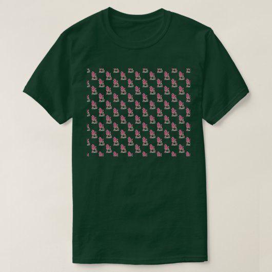 Poodle Pattern T-Shirt (Design vorne)