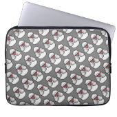 Poodle Pattern Trendy Laptopschutzhülle (Vorderseite)