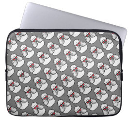 Poodle Pattern Trendy Laptopschutzhülle