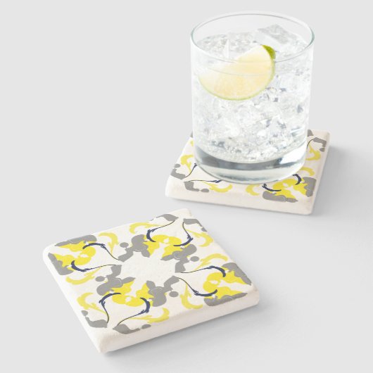 Poodle Pattern Untersetzer (Seitenansicht)