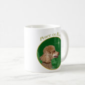 Poodle Peace Kaffeetasse (VorderseiteRechts)