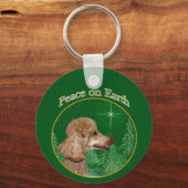 Poodle Peace Schlüsselanhänger (Rückseite)