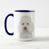 Poodle personalisiert tasse (Links)